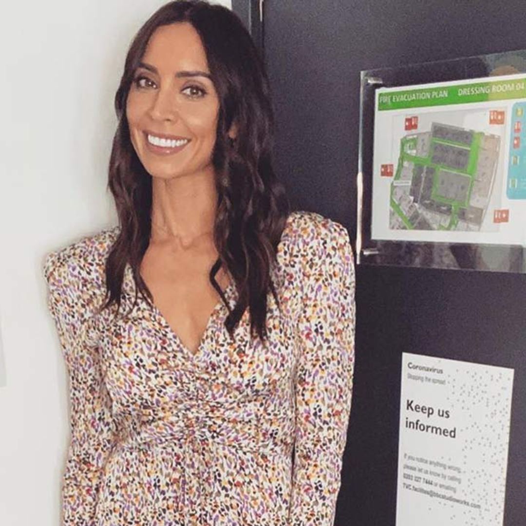 Christine Lampard's silky floral dress has fans talking