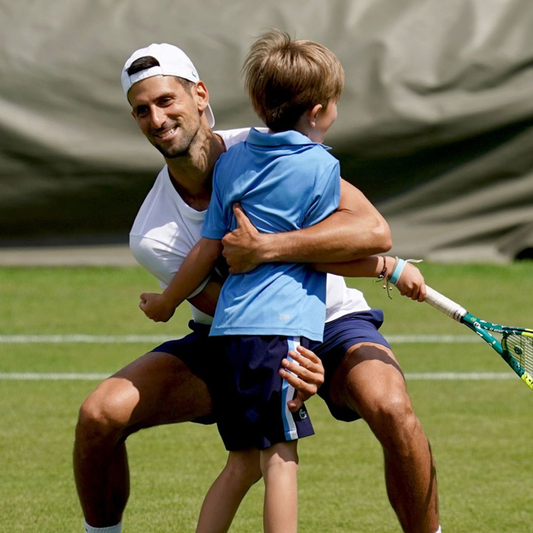 Novak Djokovic messes around with son Stefan at Wimbledon: See the sweet photos