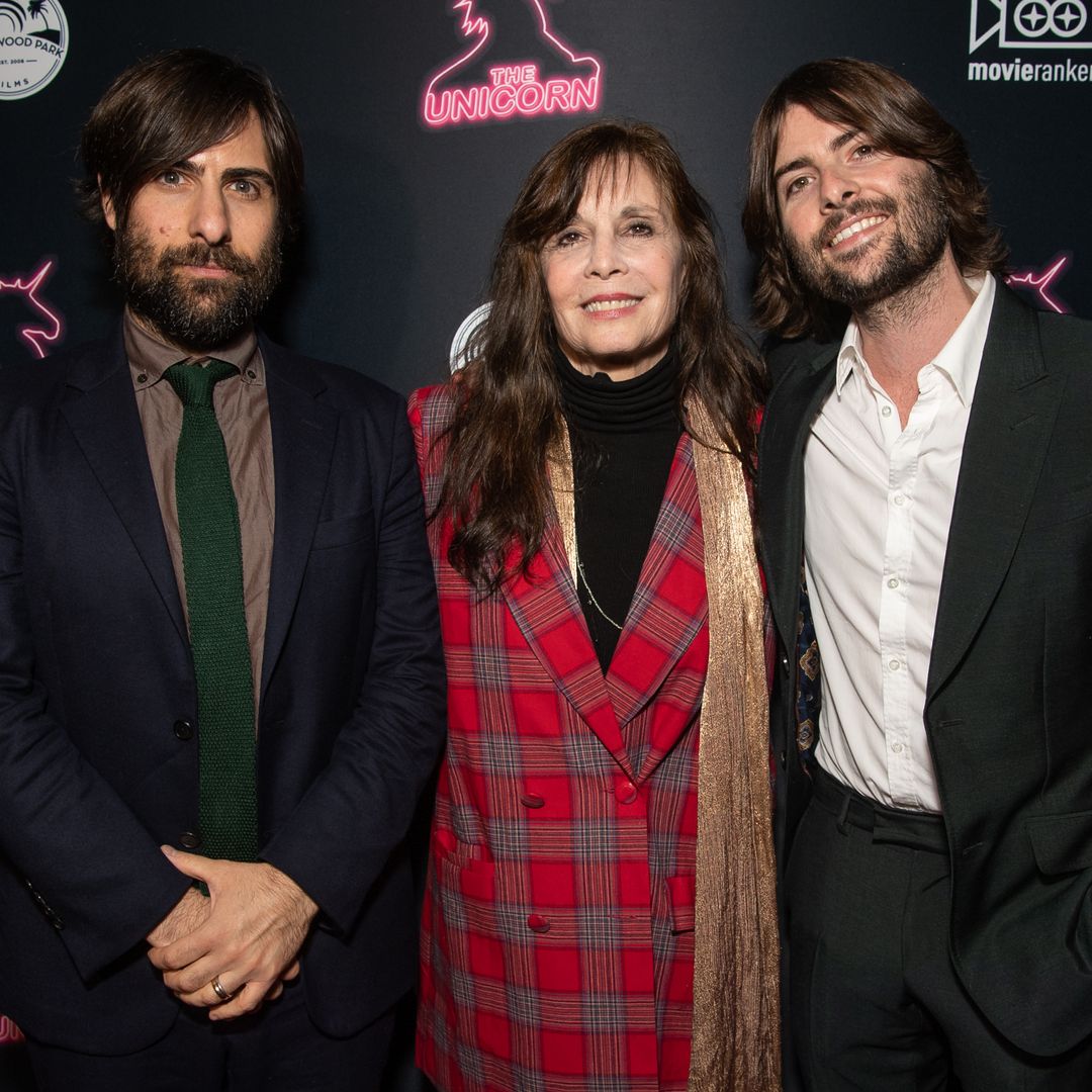 Jason Schwartzman, Talia Shire and Robert Schwartzman attend the LA premiere of 'The Unicorn' at ArcLight Hollywood on January 10, 2019 in Hollywood, California