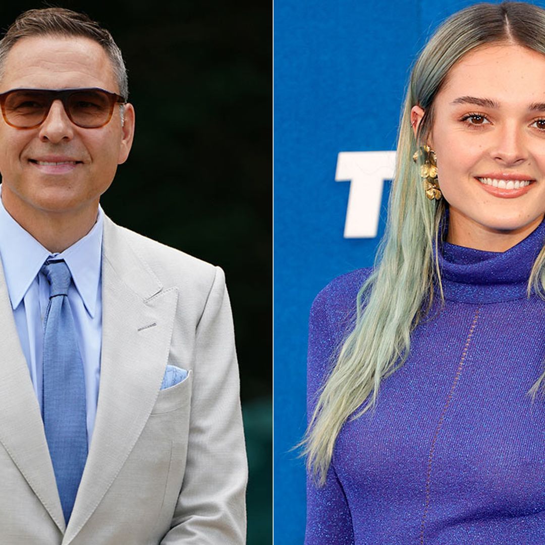 David Walliams gets kiss from model Charlotte Lawrence, 21, and fans go wild