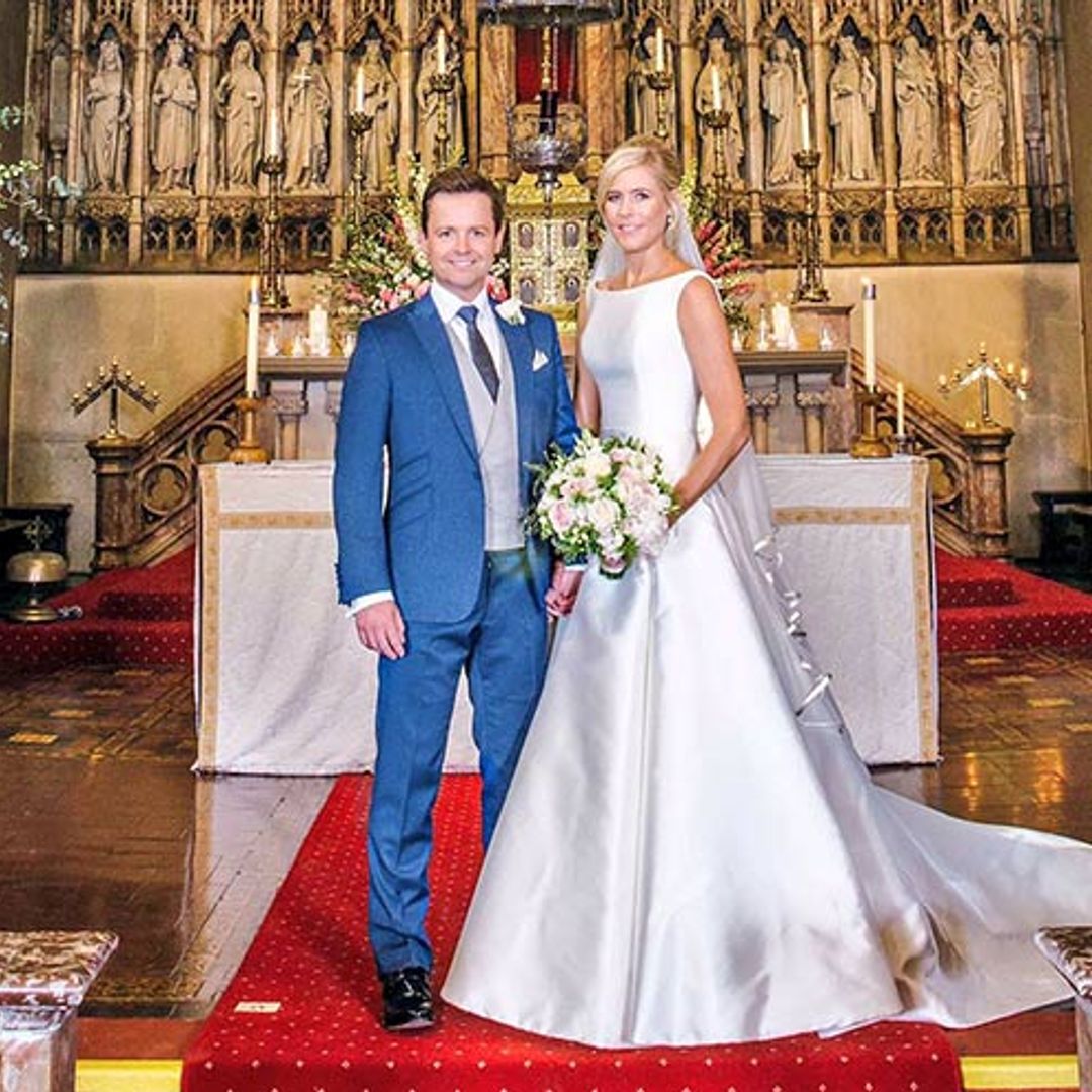 Declan Donnelly celebrates anniversary with never-before-seen wedding photo
