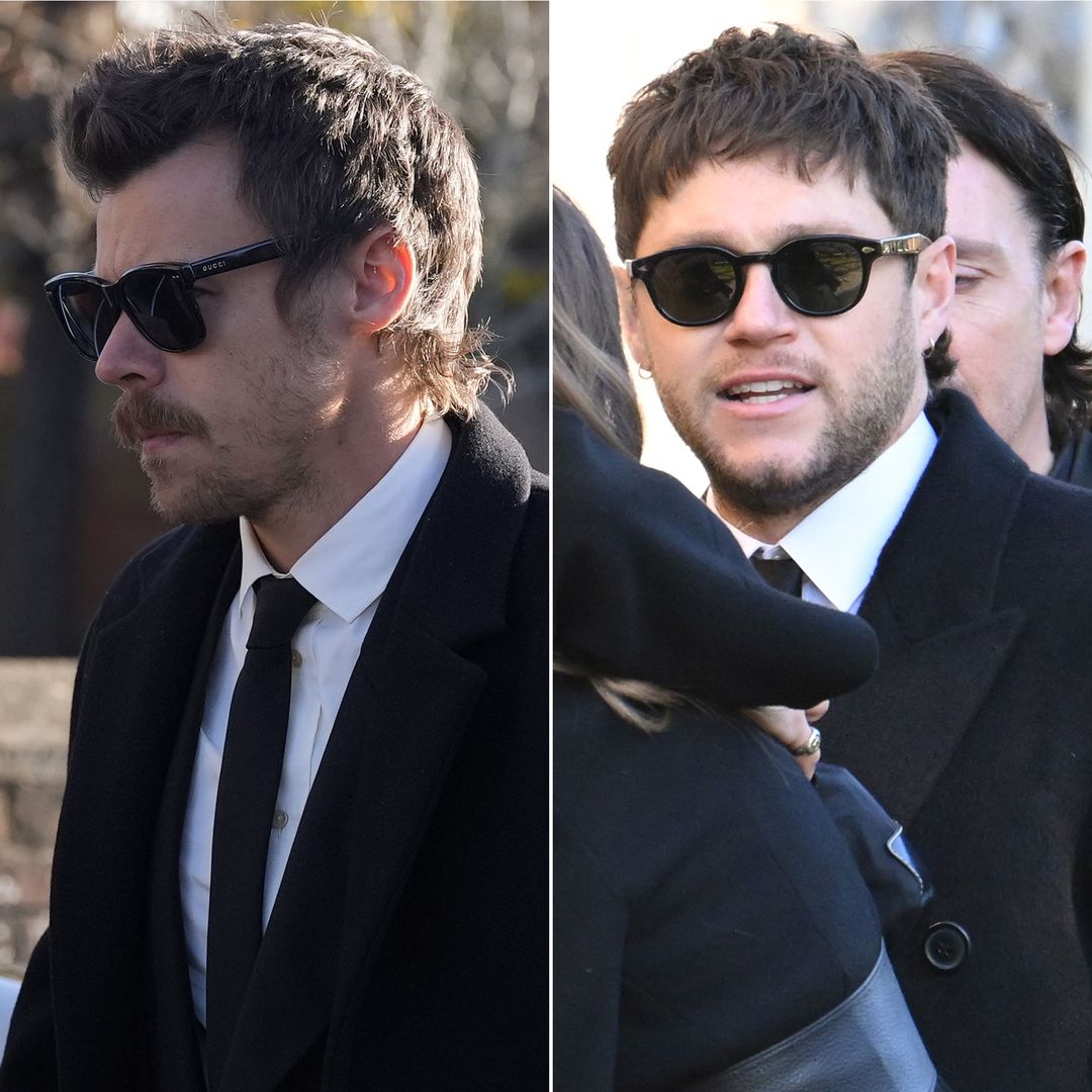 Liam Payne's son and former bandmates arrive at star's funeral