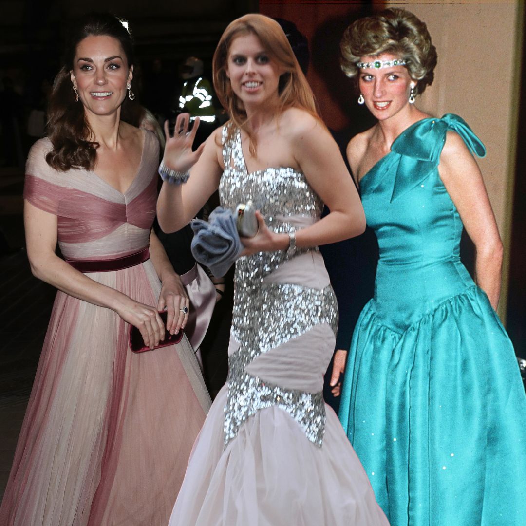 Royals in prom dresses: Princess Diana, Princess Kate & more