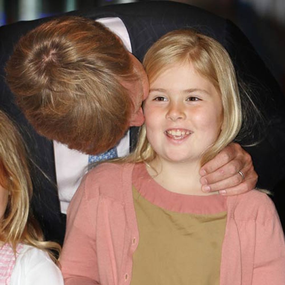 Princess Maxima enjoys family day out with her 'Triple A' girls
