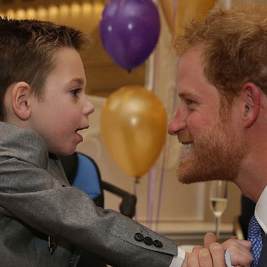 Prince Harry breaks royal protocol to hug terminally ill child, jokes that his big brother William is 'embarrassing'