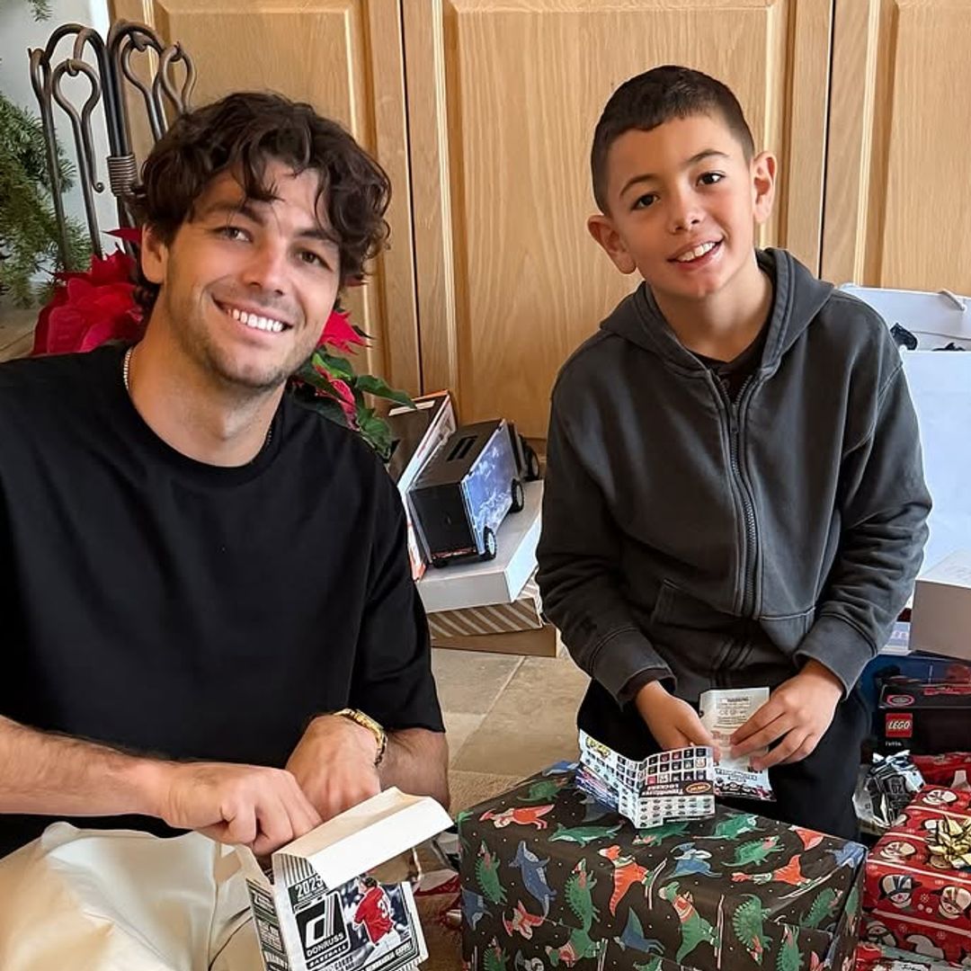 Taylor Fritz shares rare photo of eight year old son as they celebrate Christmas