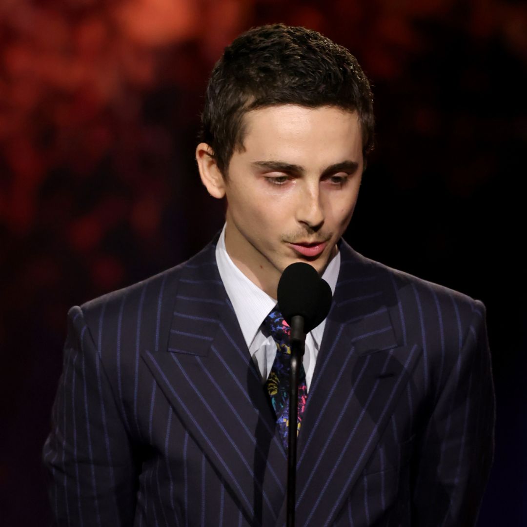Timothée Chalamet shouts out Kylie Jenner in Critics Choice speech