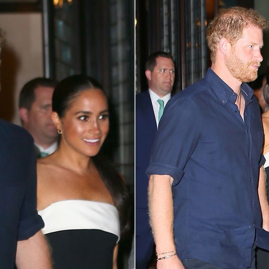 Prince Harry and Meghan Markle wine and dine in style at New York restaurant after emotional speech