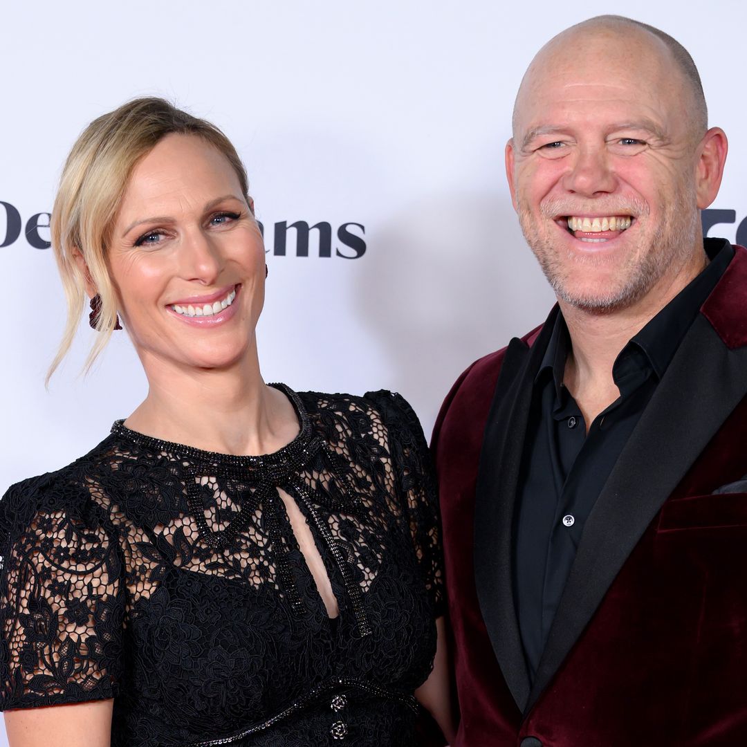 Zara Tindall twins with husband Mike in unexpected fitted suit