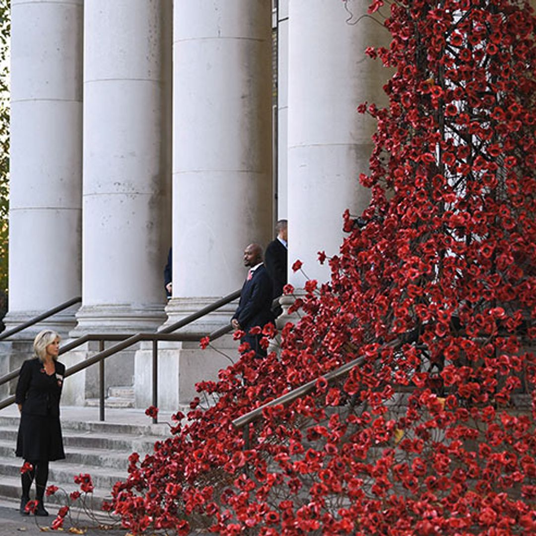 Kate Middleton learns about her family on poignant visit to Imperial War Museum – live updates