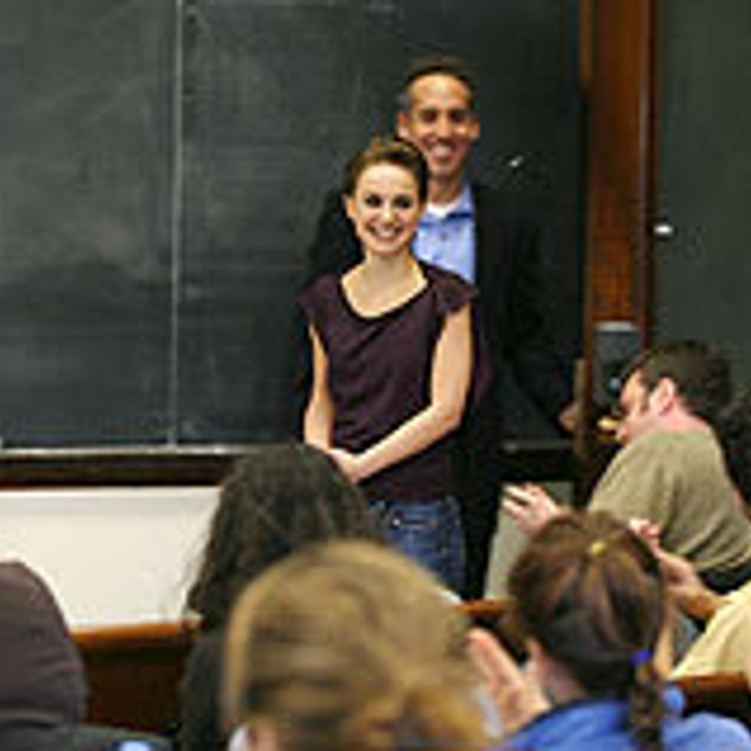 Natalie Portman shows her class in academic role