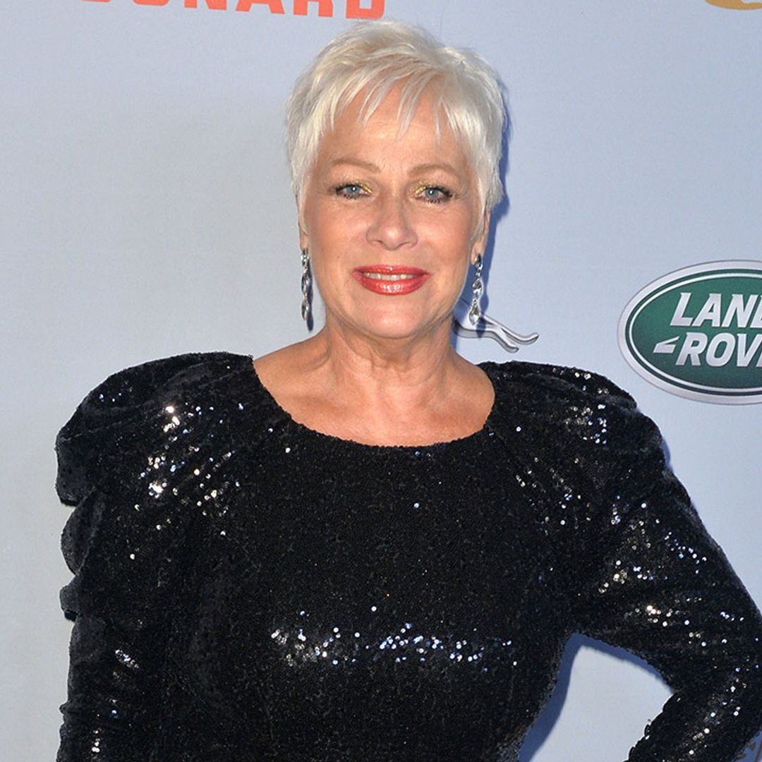 Denise Welch looks gorgeous in eye-catching orange top during dream holiday