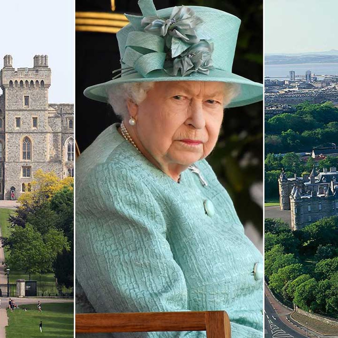 The Queen's three royal residences to pay special tribute to the monarch on major milestone