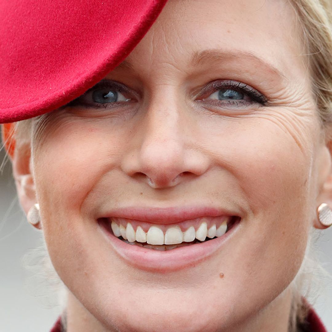Zara Tindall stuns in the most gorgeous pastel coat at Aintree Racecourse