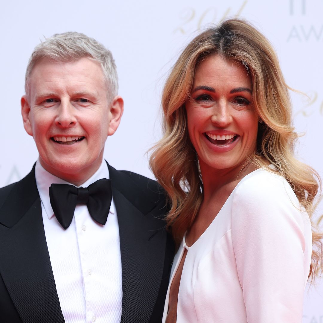 Cat Deeley stuns in cut-out string swimsuit as husband Patrick Kielty celebrates life change