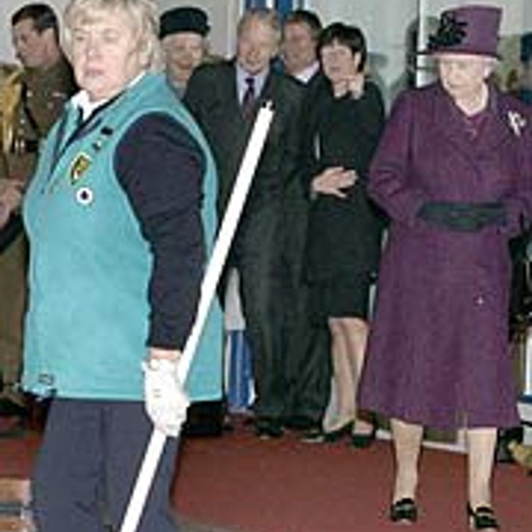 Her Majesty meets the 'ice queens'