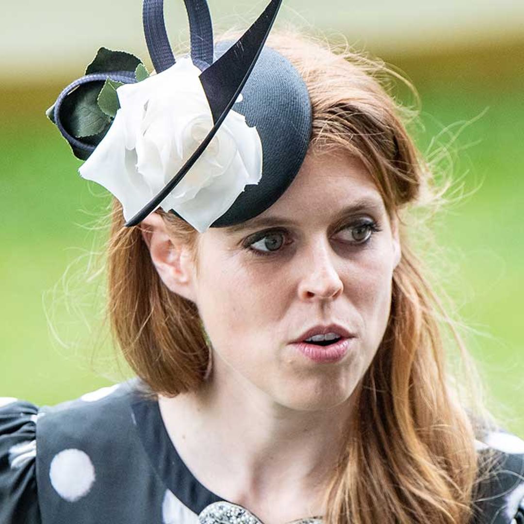 Princess Beatrice surprises in bold printed dress for Royal Ascot