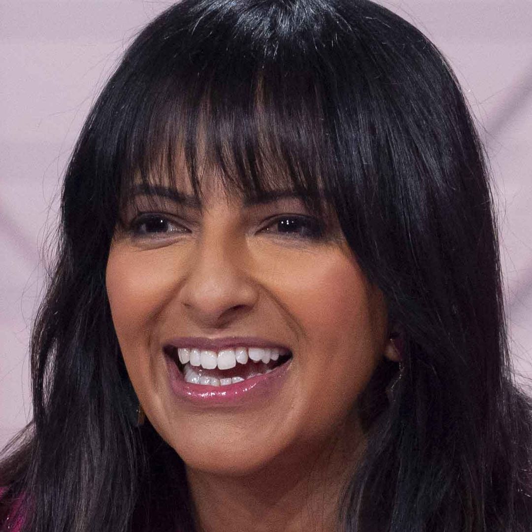 Ranvir Singh brings the heat in a red hot dress and gold shoes - the perfect combo, no?