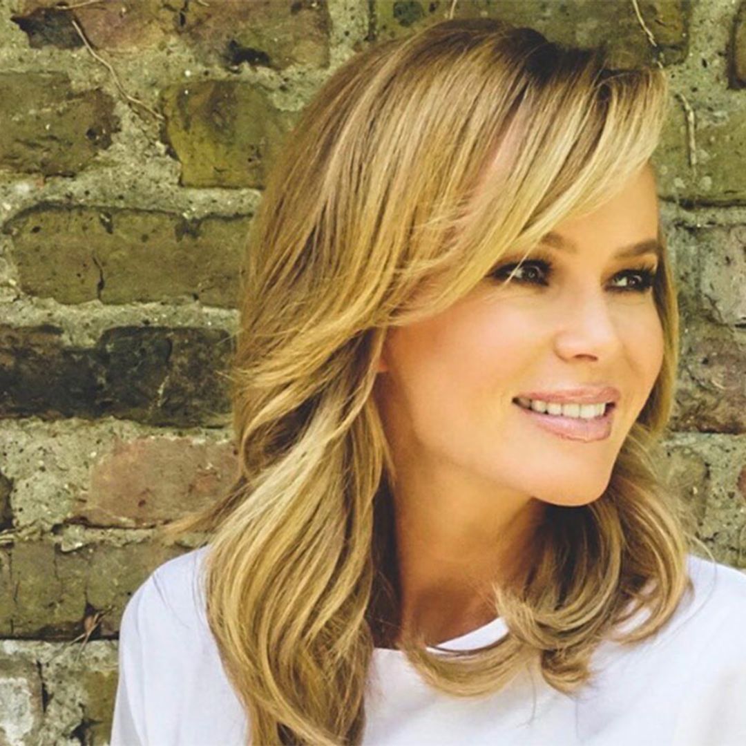 Amanda Holden looks like a bride in new holiday photo