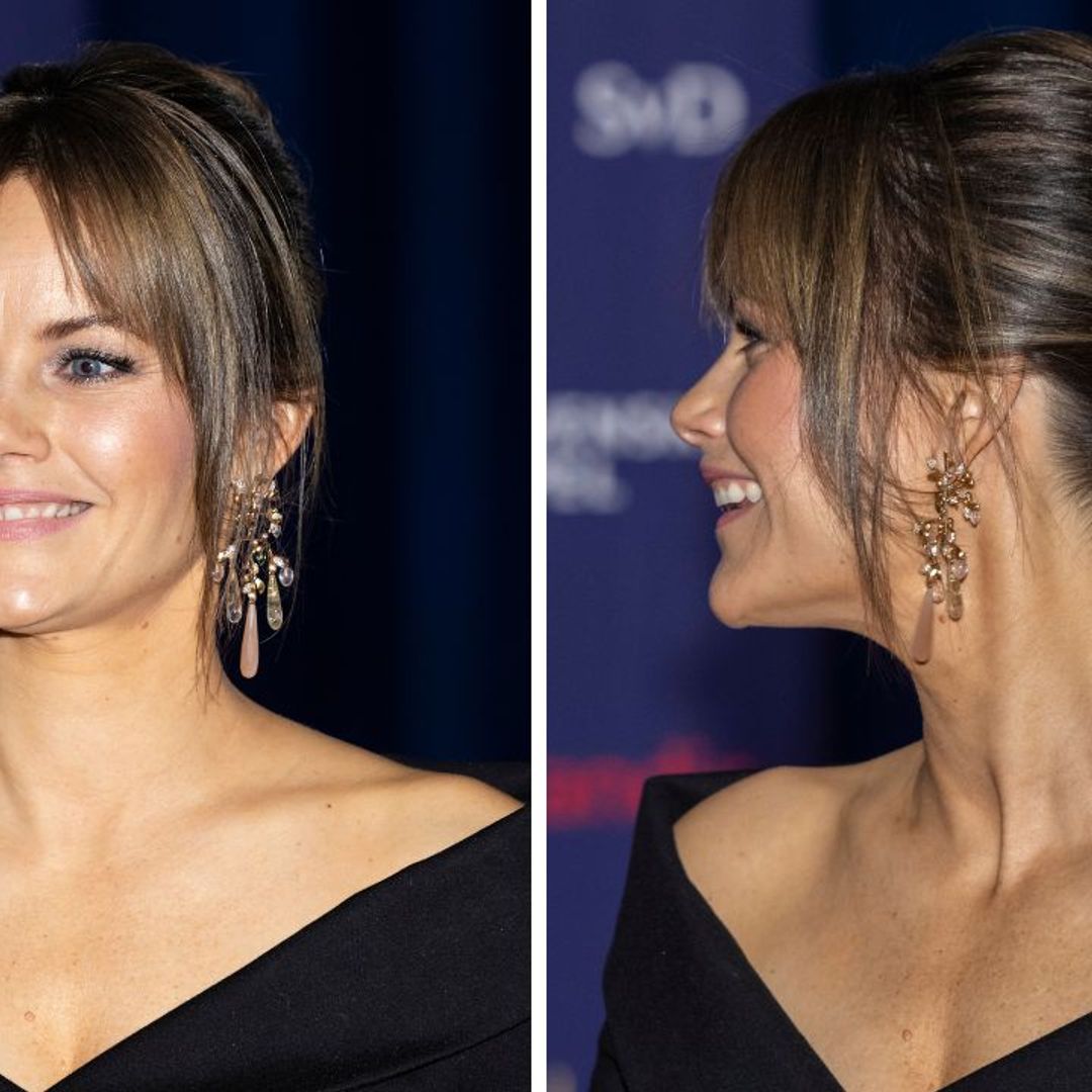 Princess Sofia takes style cues from Meghan Markle in a bardot tuxedo