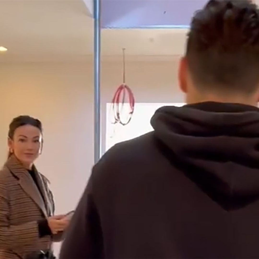 Mark Wright gives Michelle Keegan a tour of their master bedroom – and WOW