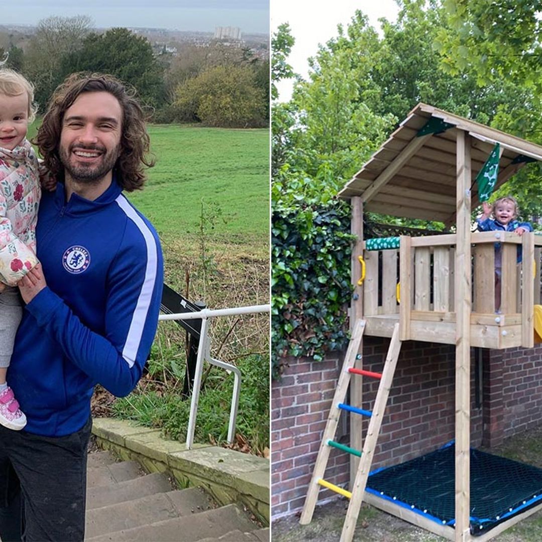 Joe Wicks treats his daughter Indie to epic garden play area all young kids will love
