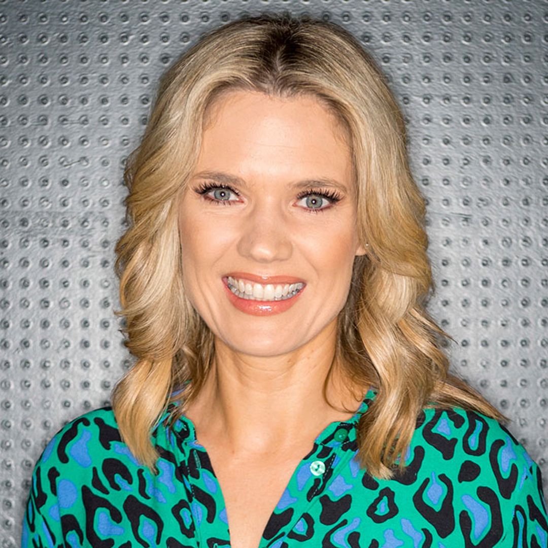 Charlotte Hawkins wore a tropical print dress on Good Morning Britain & it cost £21