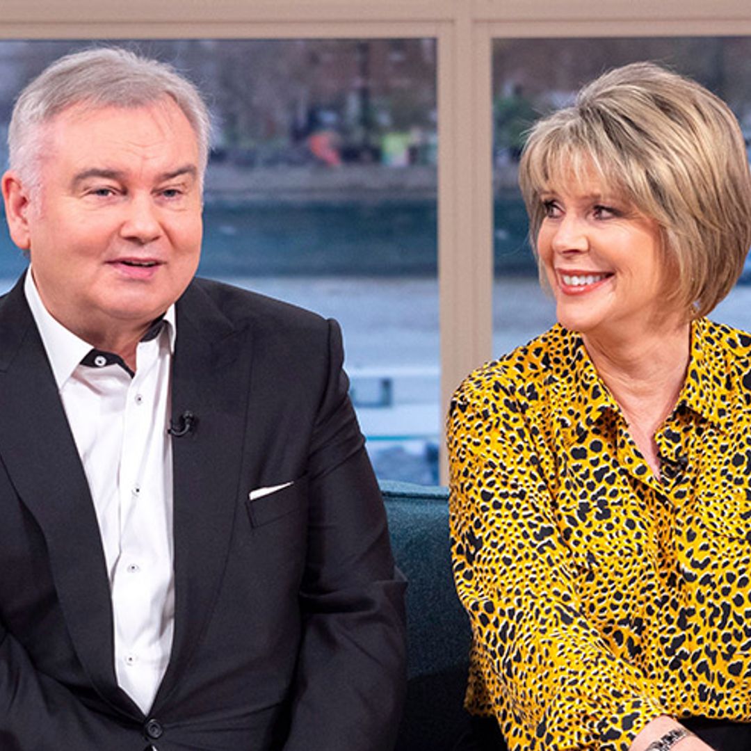 Ruth Langsford giggles as Eamonn Holmes is fat-shamed on This Morning