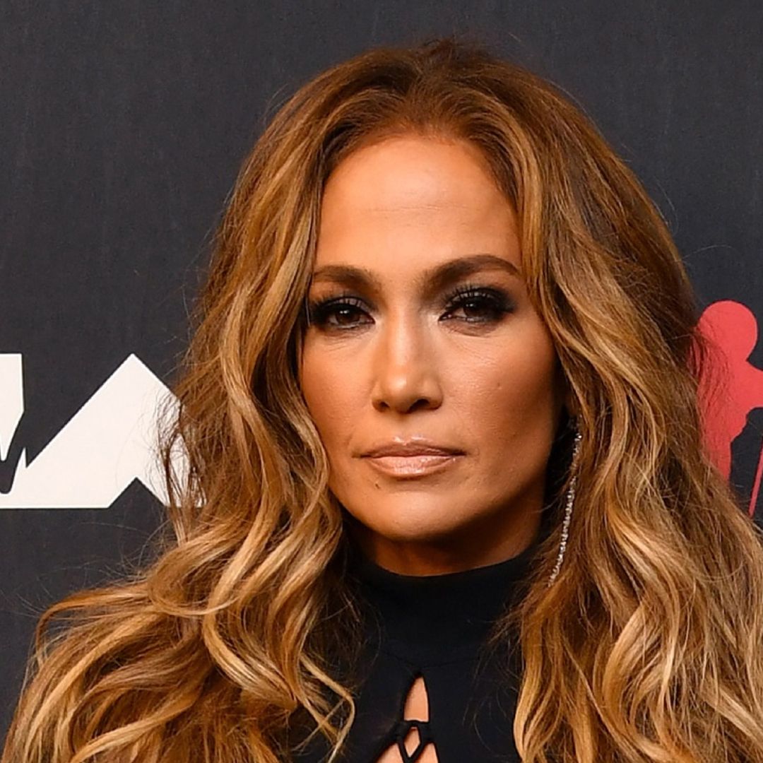 Jennifer Lopez celebrates musical anniversary at the beach in a bikini and cut-offs