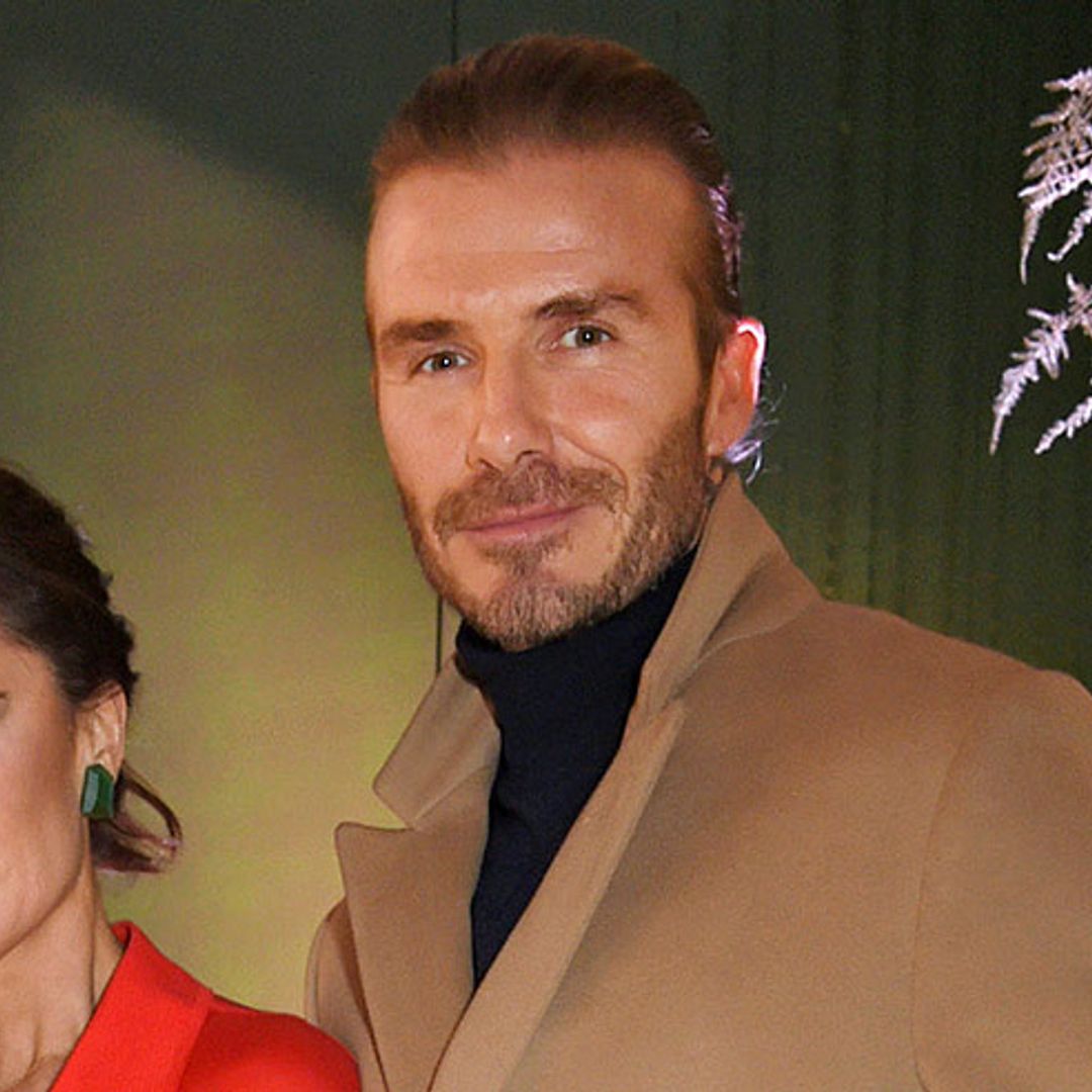 David Beckham dines at his favourite restaurant in Paris
