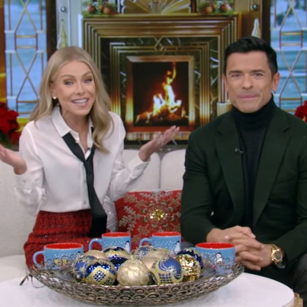 Kelly Ripa, Mark Consuelos' kids feature in final LIVE holiday show