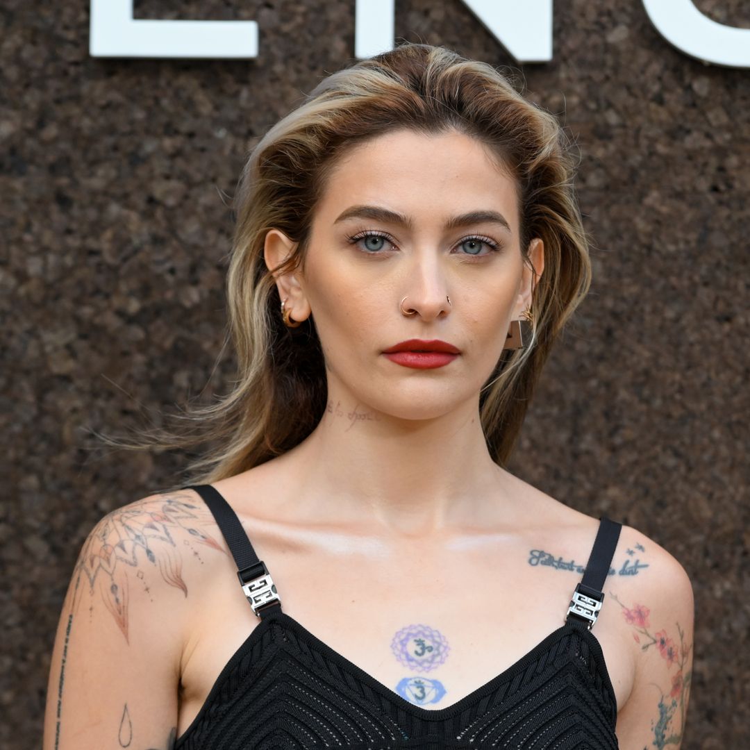 Paris Jackson shows off unique chest tattoos in sheer corset dress for Hollywood party
