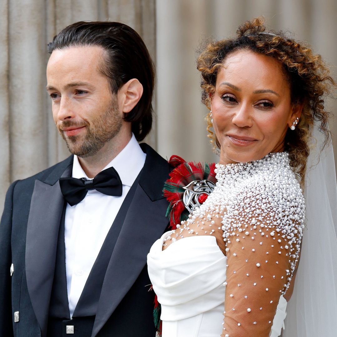 Why Mel B chose to wear metres-long bridal veil 