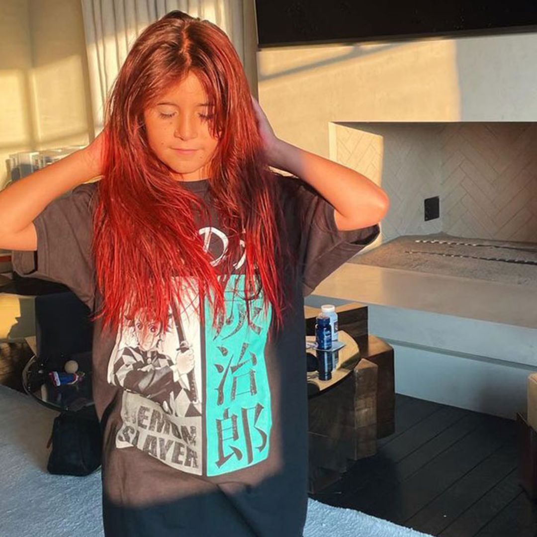 Kourtney Kardashian divides fans after dyeing daughter Penelope's hair red