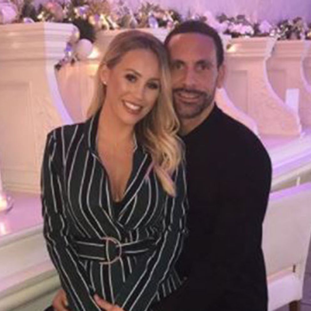 Rio Ferdinand and Kate Wright pose for loved-up photo ahead of their first Christmas together