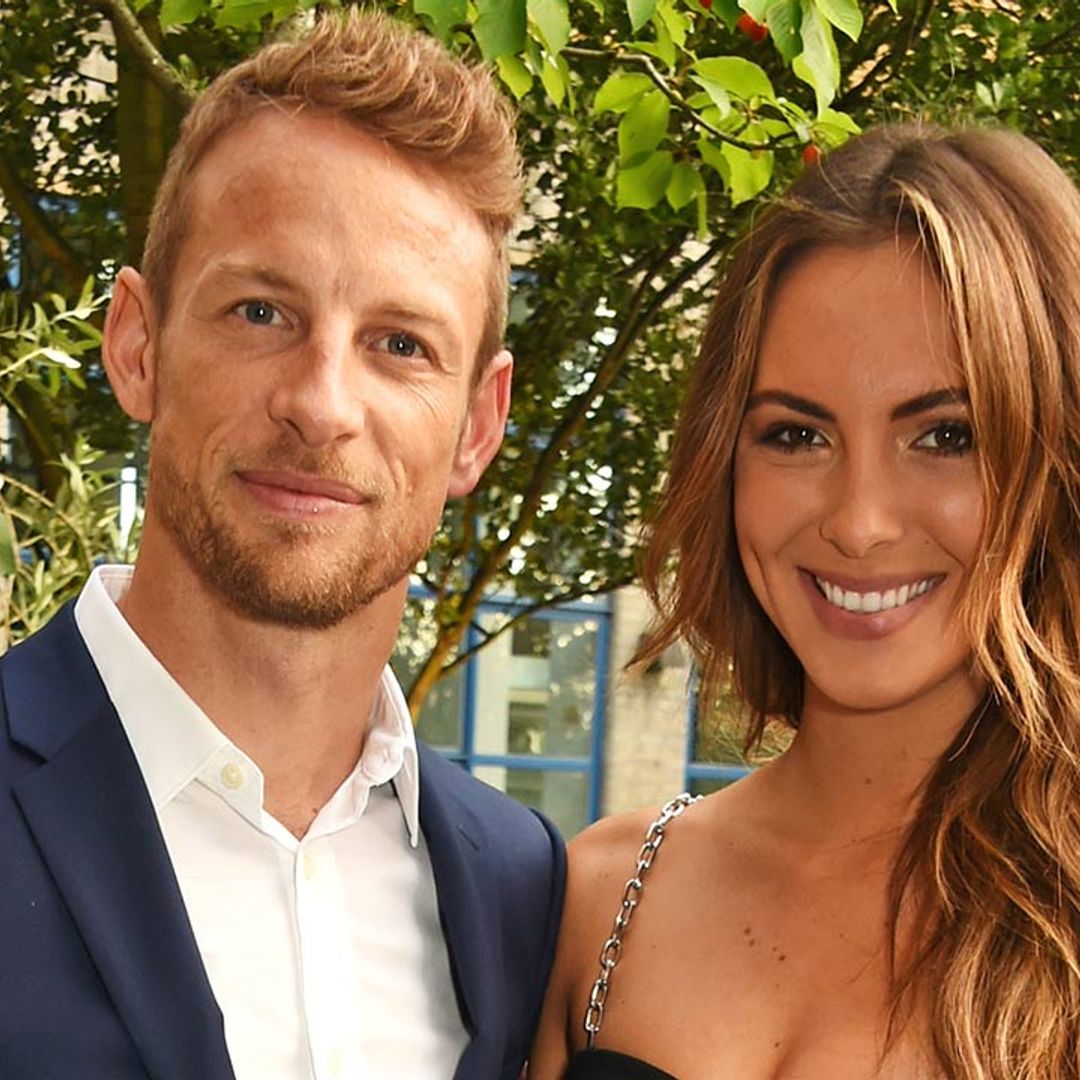 Jenson Button's model wife Brittny's three jaw-dropping wedding dresses were nothing alike