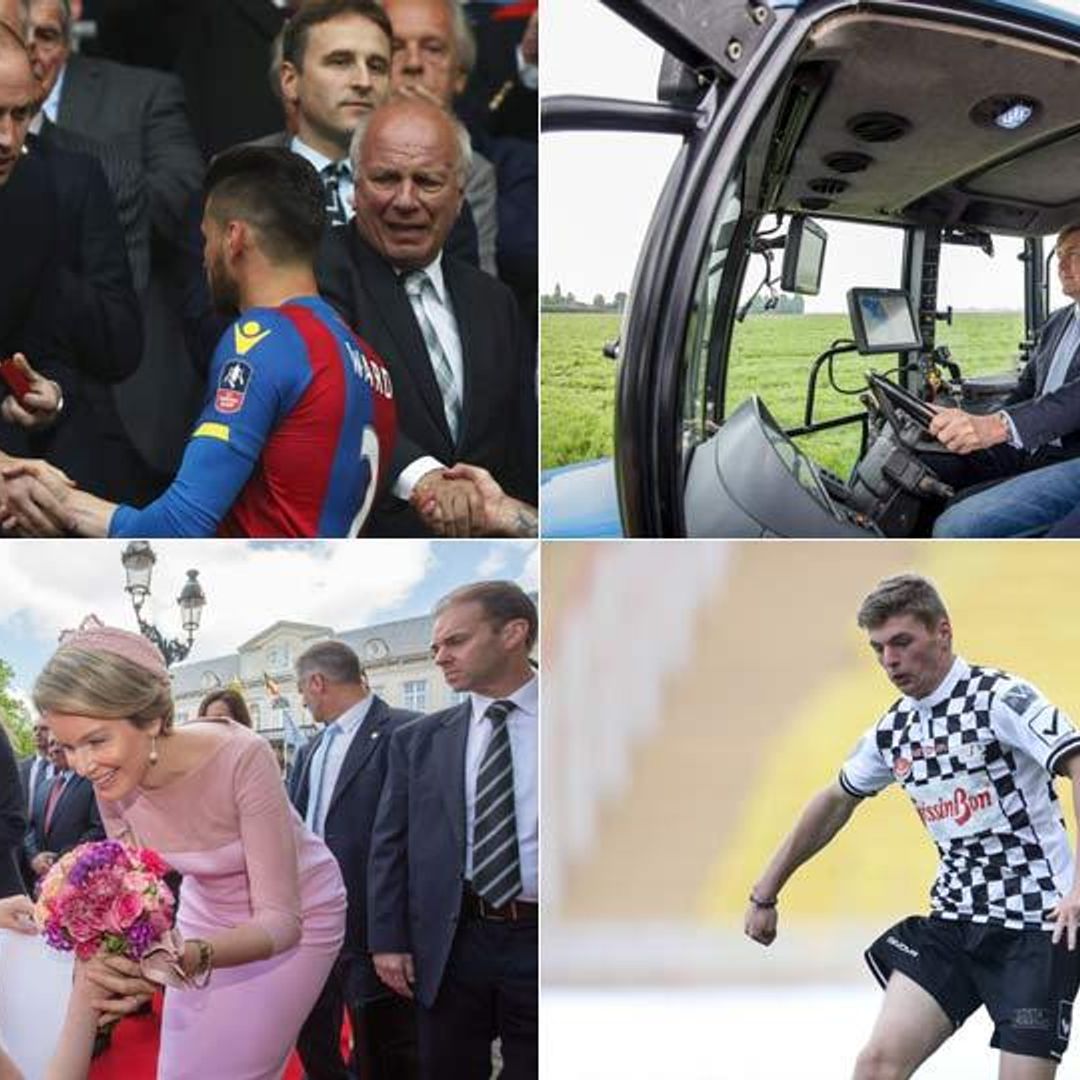 Best royal pictures of the week: Royal soccer games, Queen Rania's visit to Belgium and more