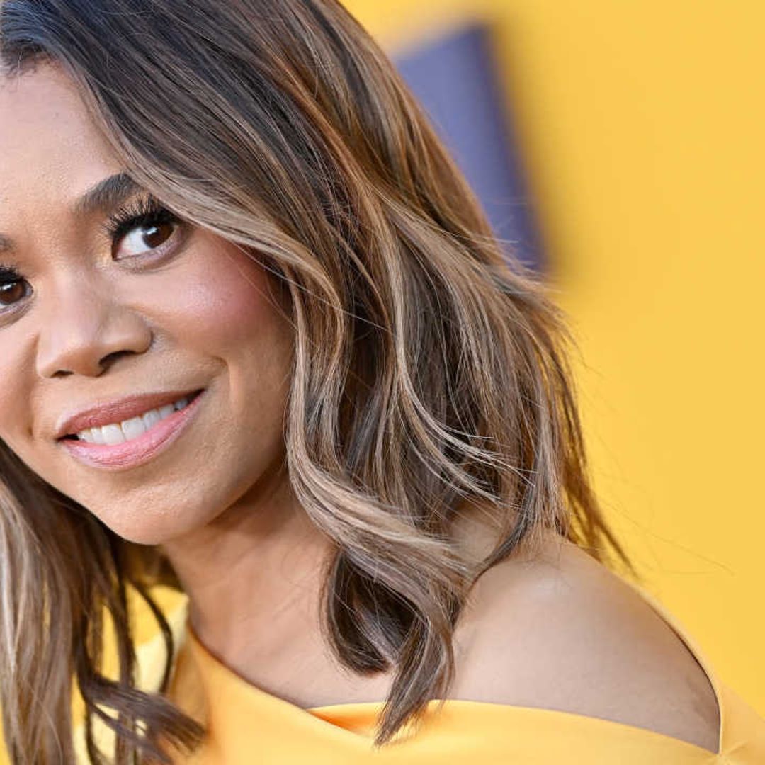 'Me Time' star Regina Hall's feathered skirt has us obsessed