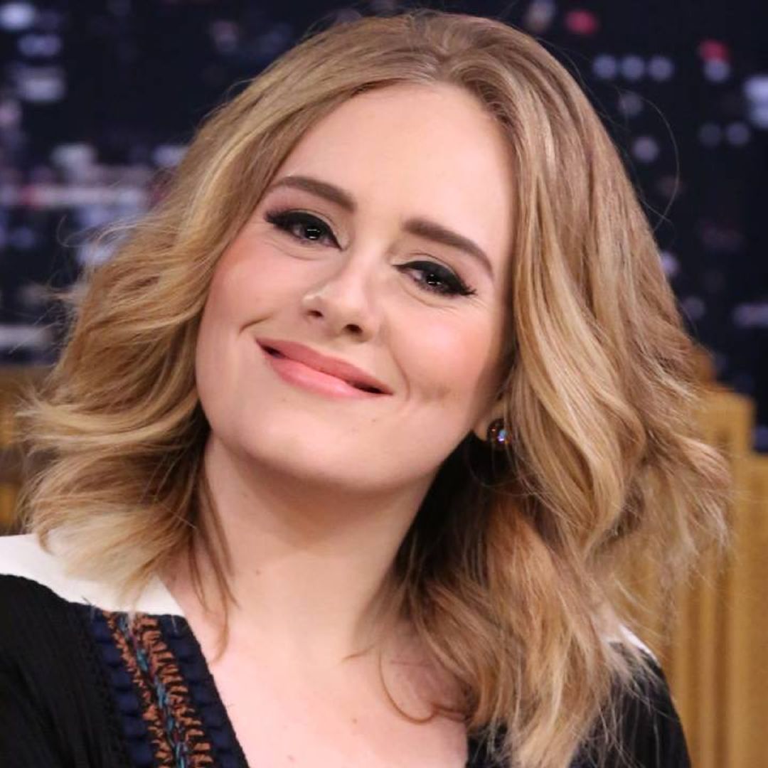 Adele looks phenomenal in heels and quirky printed jacket during rare public appearance