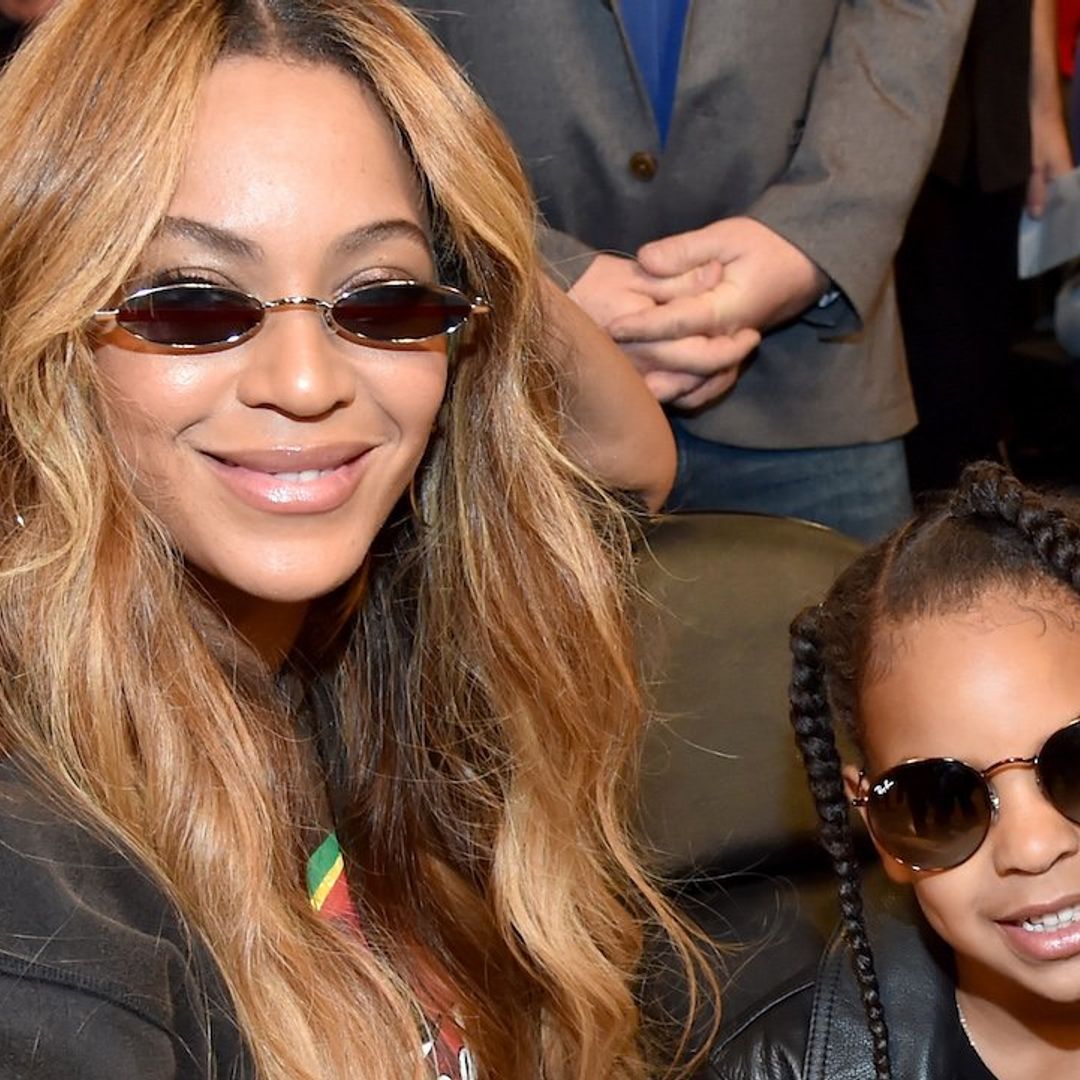 Beyoncé's adorable daughter Blue Ivy is already a budding makeup artist, apparently