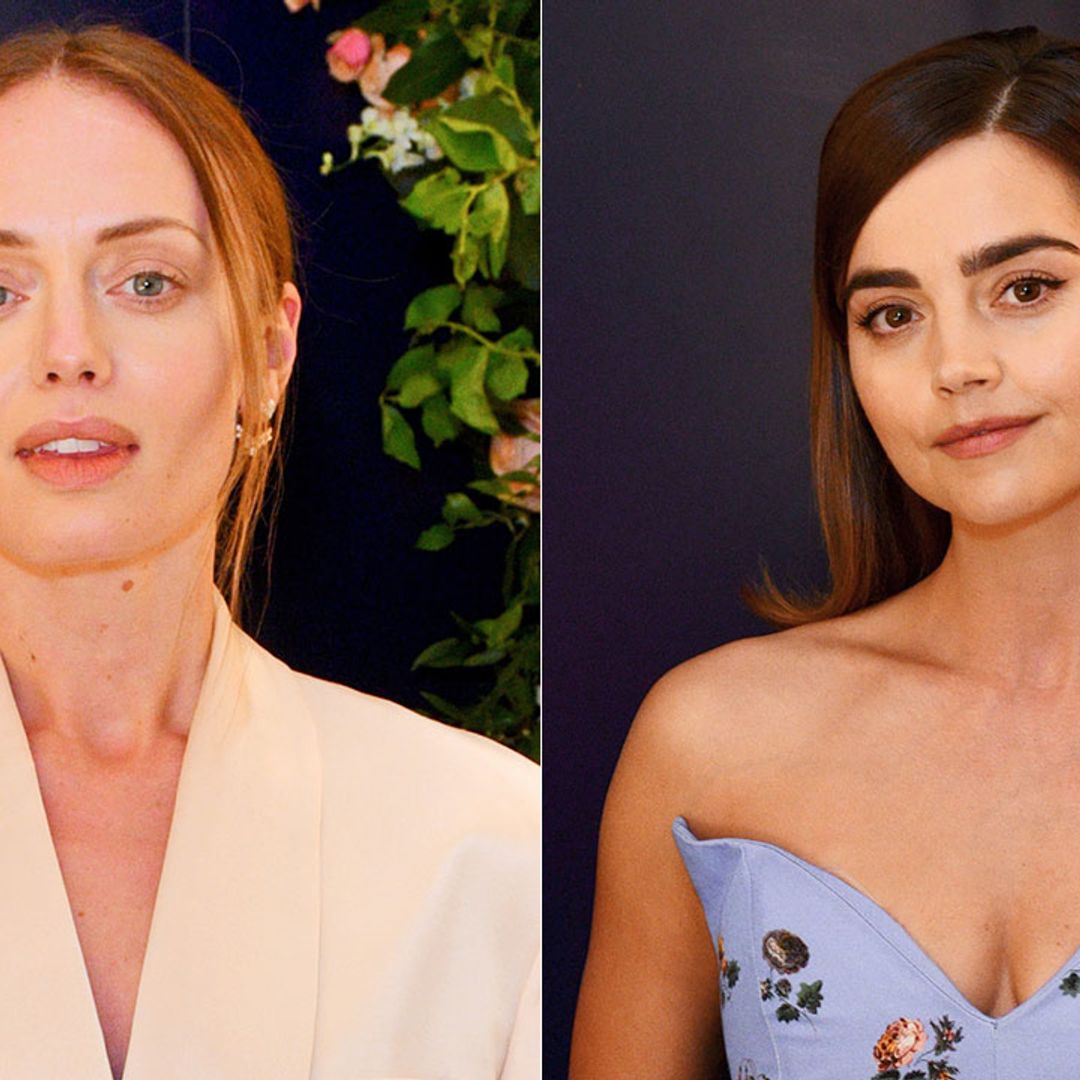 Downton Abbey's Laura Haddock and Jenna Coleman show off their sartorial style at glitzy event