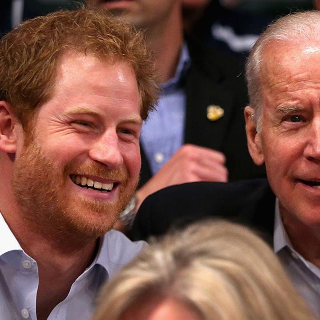 Prince Harry's photograph spotted at Joe Biden's inauguration