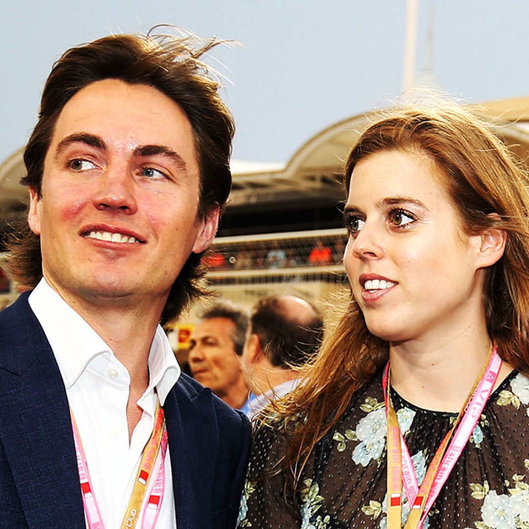 Princess Beatrice and boyfriend Edoardo Mapelli Mozzi pictured with Sarah Ferguson for the first time