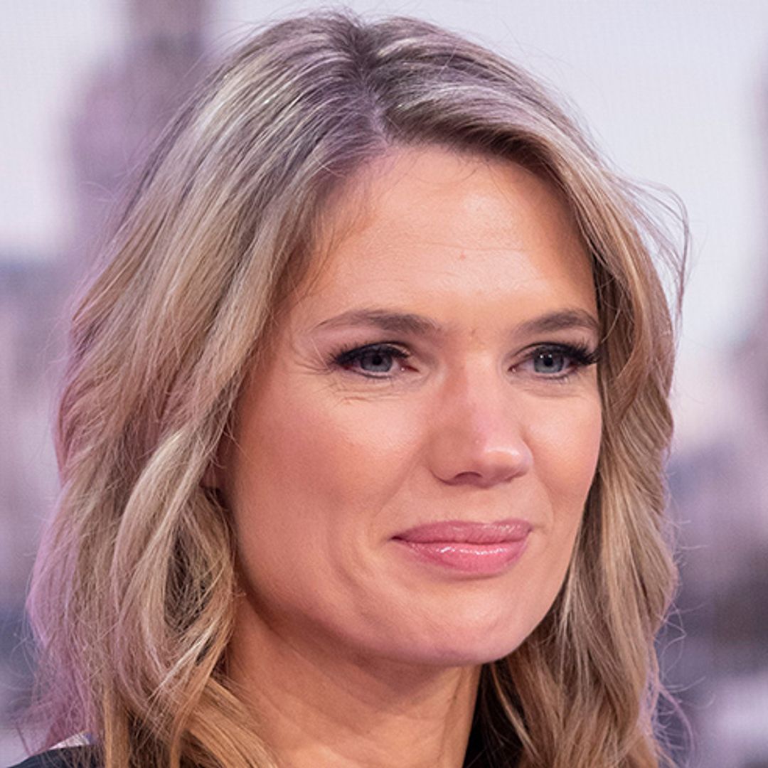 Charlotte Hawkins just killed it in these sexy red heels by Zara