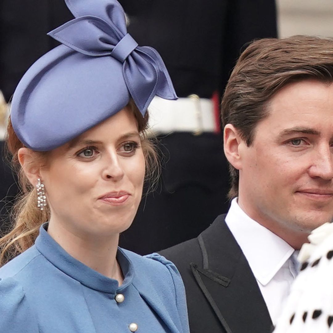 Princess Beatrice is elegant in blue for the Queen's Service of Thanksgiving