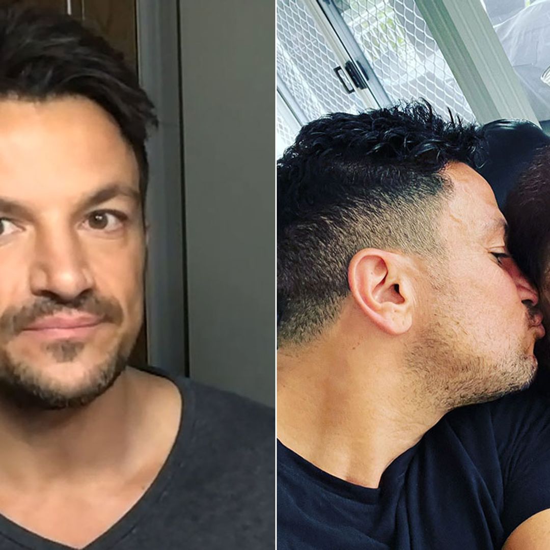 Peter Andre's son Junior reveals tearful reunion with sick grandmother after two years
