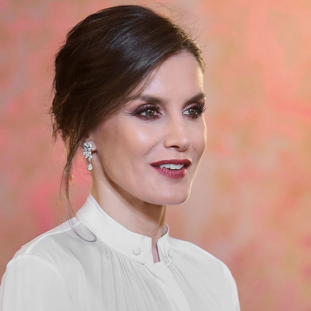 Queen Letizia steps out in Madrid showcasing exactly how to wear a column skirt