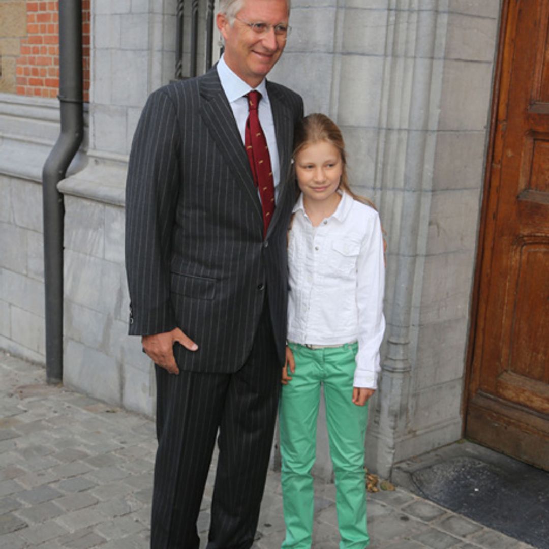 Belgian royal children head back for first day of school
