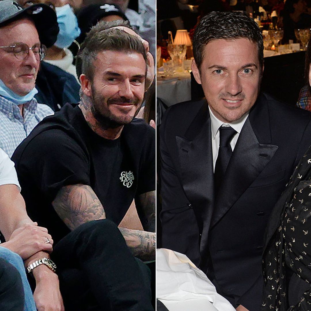 David Beckham and Dave Gardner enjoy boys' night out after split from Liv Tyler is revealed