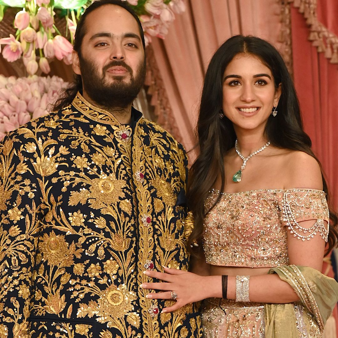 Anant Ambani's bride is dripping in molten gold in final wedding dress for $600m celebrations